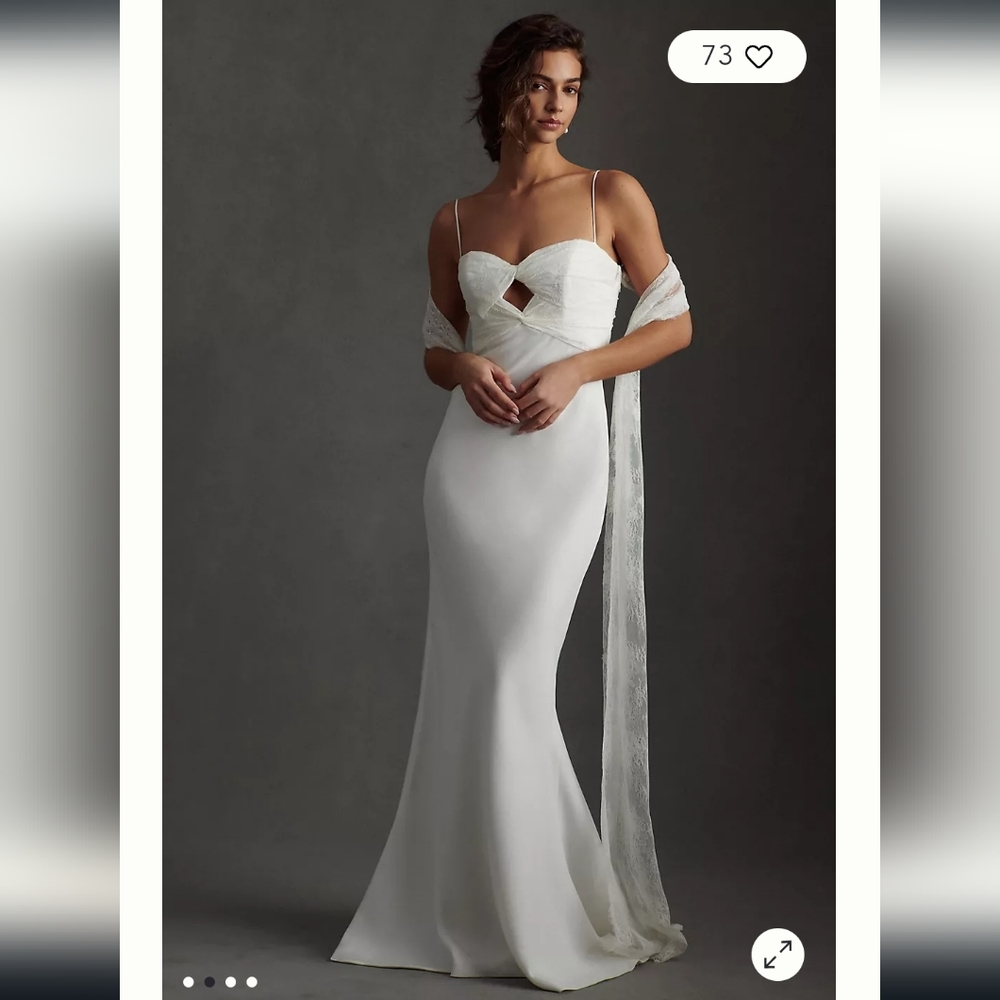 Savannah Miller Emmy sweetheart mermaid wedding gown